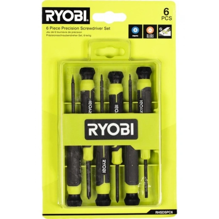 RYOBI Saatçi Tornavida Takımı 6 Parça