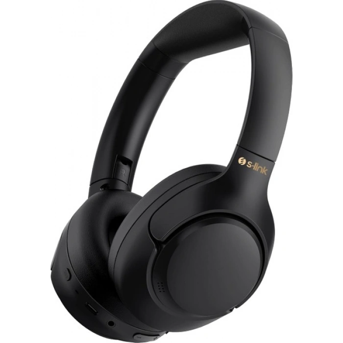 S-Link Doob Hybrid Anc Hi-Res Bluetooth Kablosuz Kulaklık - 60 Saat Kullanım Süresi - Siyah
