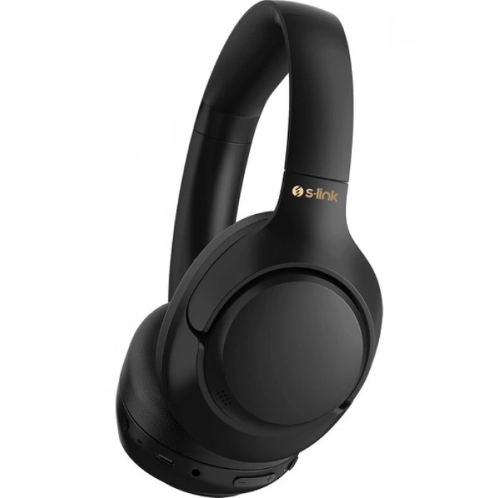 S-Link Doob Hybrid Anc Hi-Res Bluetooth Kablosuz Kulaklık - 60 Saat Kullanım Süresi - Siyah