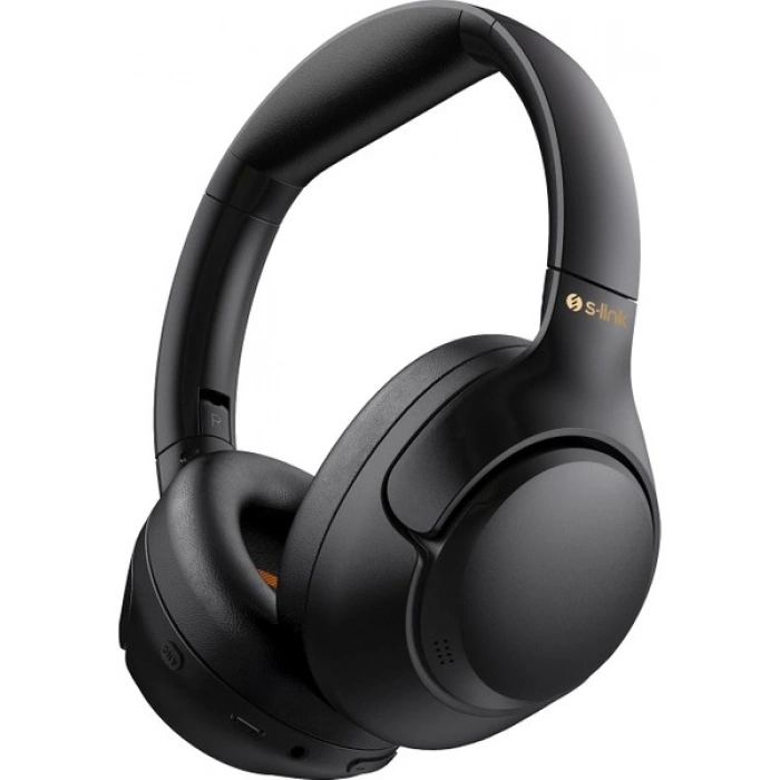 S-Link Doob Hybrid Anc Hi-Res Bluetooth Kablosuz Kulaklık - 60 Saat Kullanım Süresi - Siyah