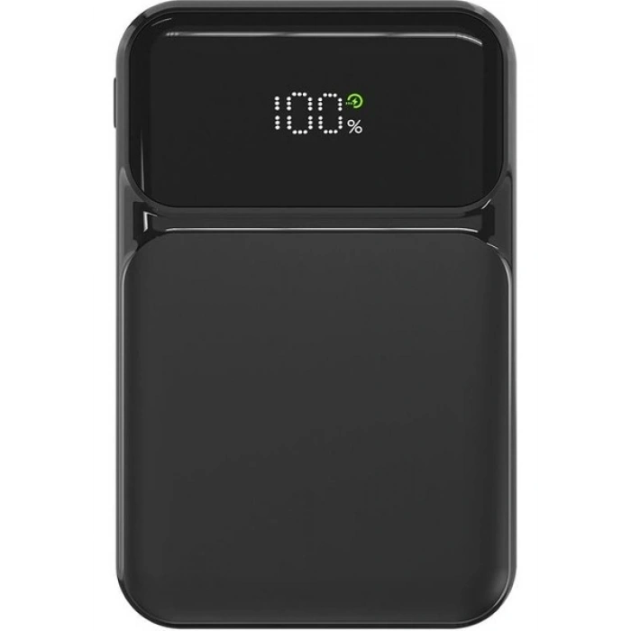 S-Link P104 10000MAH Prm Dahili Kablolu HSC22.5W+PD20W Siyah LCD Powerbank