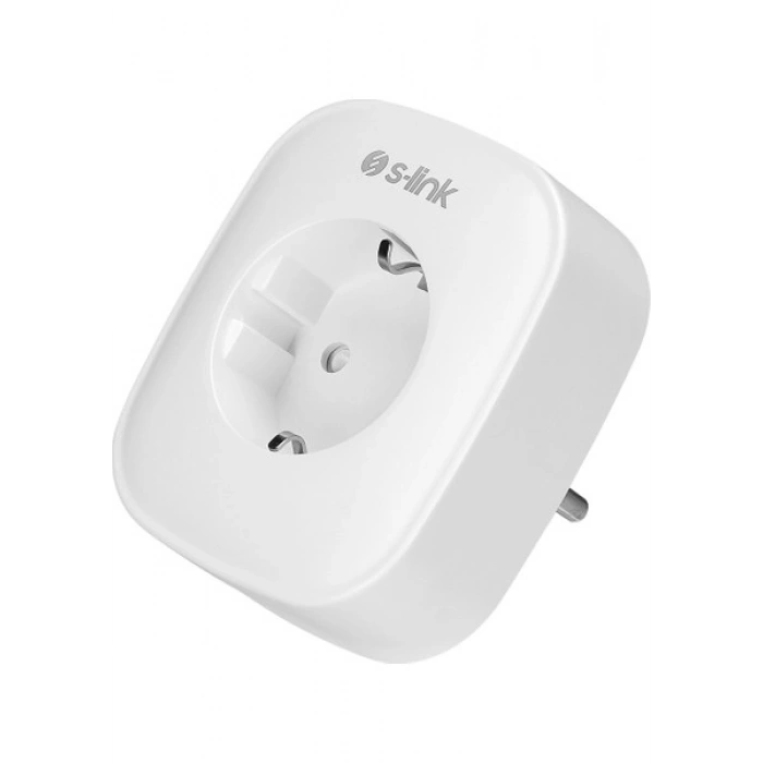 S-Link Sl-15 Powerking 16 Amper Wifi Tuya Destekli Akım Korumalı Enerji İzlemeli Akıllı Priz