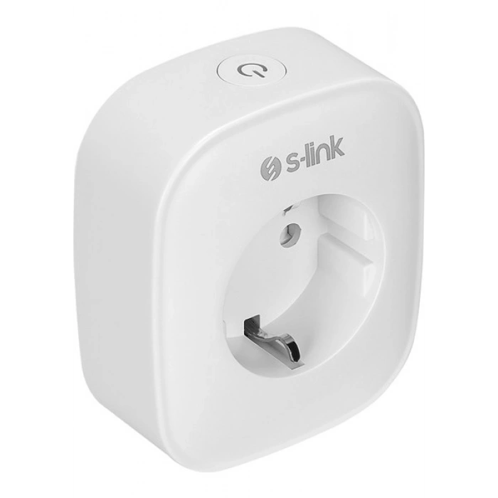 S-Link Sl-15 Powerking 16 Amper Wifi Tuya Destekli Akım Korumalı Enerji İzlemeli Akıllı Priz