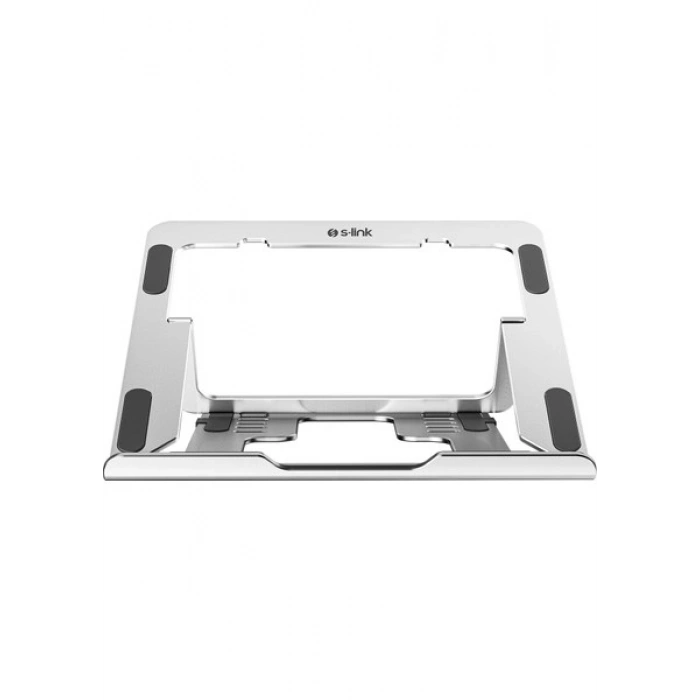 S-link SL-AL11 Gümüş 6 Açılı Katlanabilir Alüminyum Laptop Stand