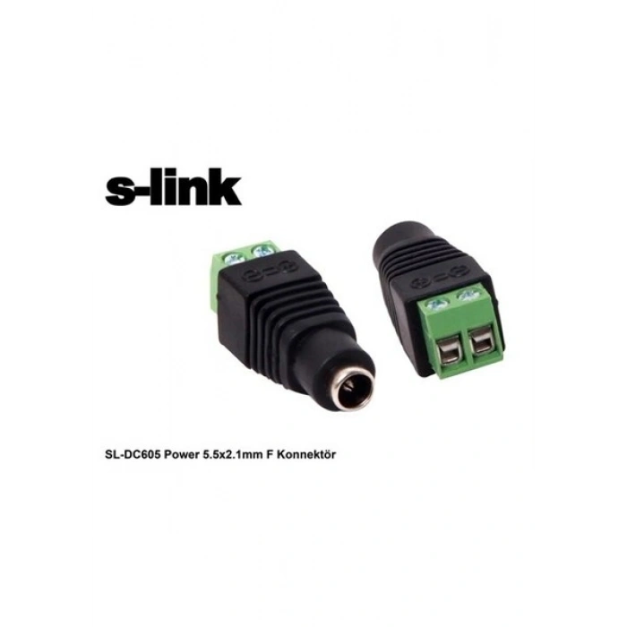 S-Link Sl-Dc605 Power 5.5X2.1Mm F Konnektör