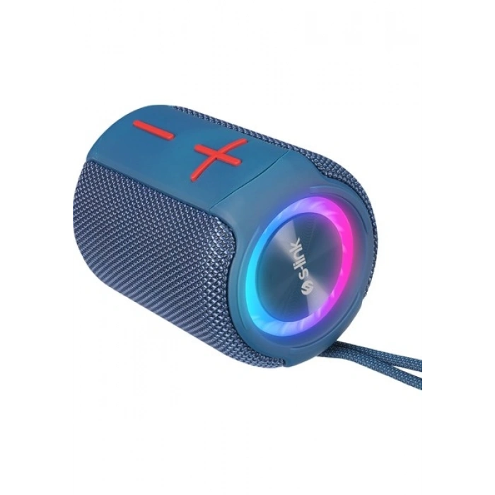 S-link SL-S79 Roll Mavi 6W 1200mAh USB-TF-TWS-IPX5 Bluetooth Hoparlör