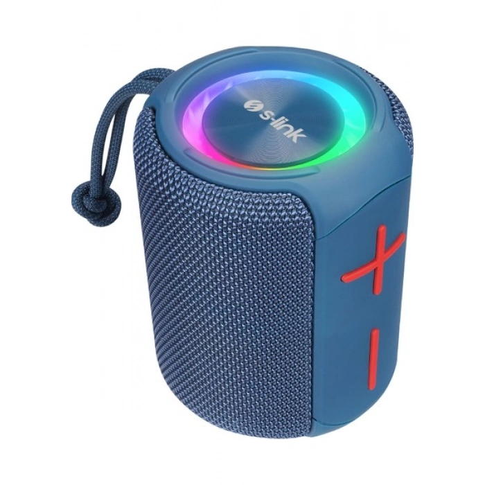 S-link SL-S79 Roll Mavi 6W 1200mAh USB-TF-TWS-IPX5 Bluetooth Hoparlör