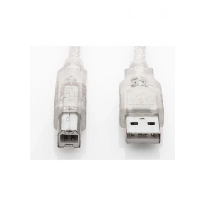 S-Link Sl-U2007 S-Lınk 7 Metre Usb 2.0 Şeffaf Yazıcı Kablosu