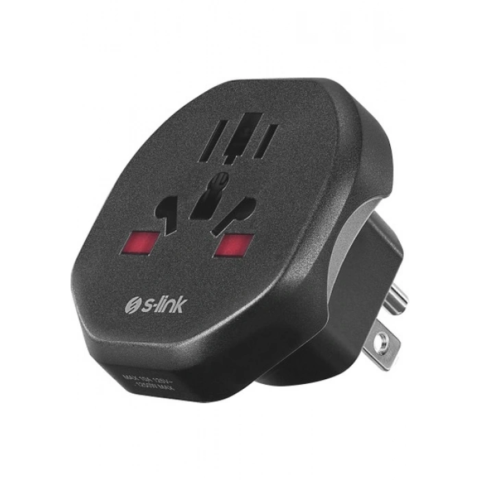 S-Link SL-WL05 Universal - Amerikan Çevirici Priz Adaptör