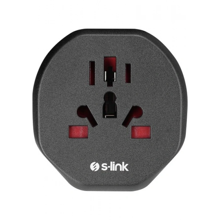 S-link SL-WL09 Universal - Türk Çevirici Çevirici Priz Adaptör
