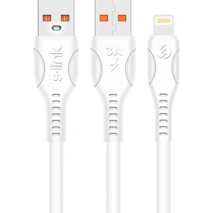 S-link SL-X242 3A Lightning Güvenli Hızlı Data + Sarj Kablosu