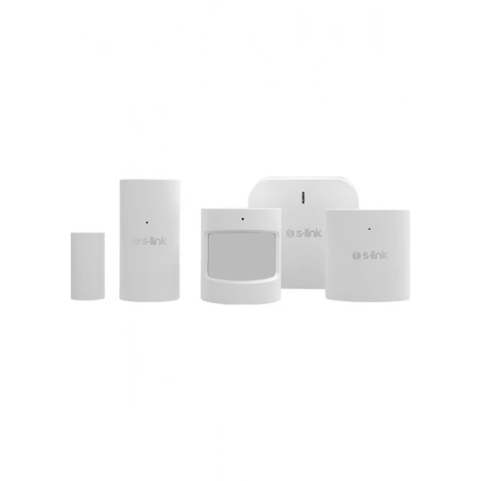 S-Link SL-ZS01 Zigbee Sensör Seti 1 Gateway ve 3 Parça Sensör Zigbee Tuya Uyumlu