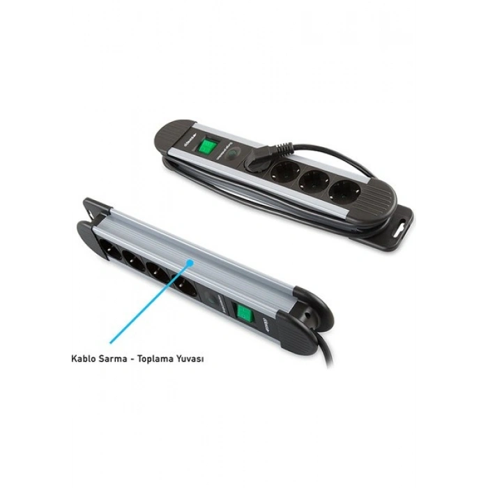 S-link Swapp SPGKS05 1.5m 5 Li Akım Korumalı Priz Çoklayıcı