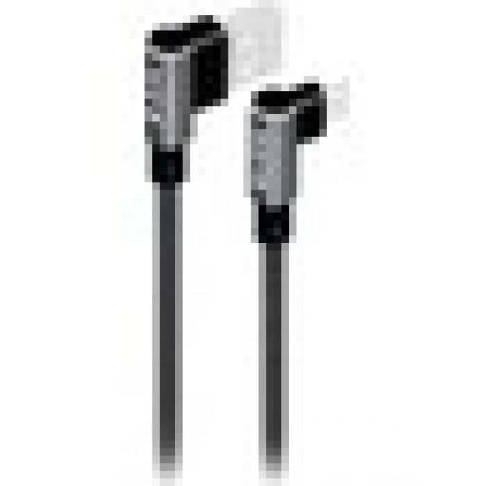 S-link Swapp SW-C557 3A - 15 cm Micro Gri Kılıflı Metal -L- Kablo