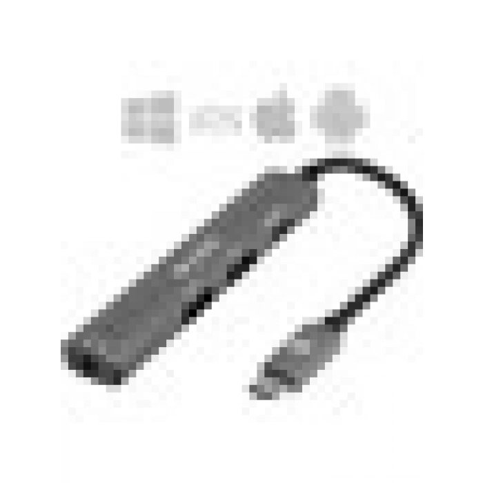 S-Link SWV-USBC024 Macbook Uyumlu 4 In 1 Gri Metal Type-C To 2*usb Usb-C Type-C Çevirici Dönüştürücü