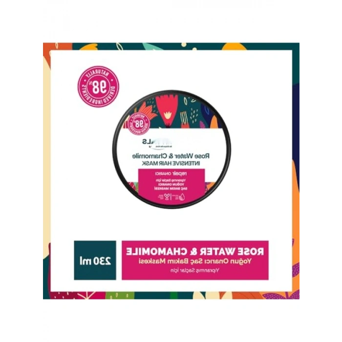 Saç Bakım Maskesi - Gül Suyu ve Papatya - 230 ml