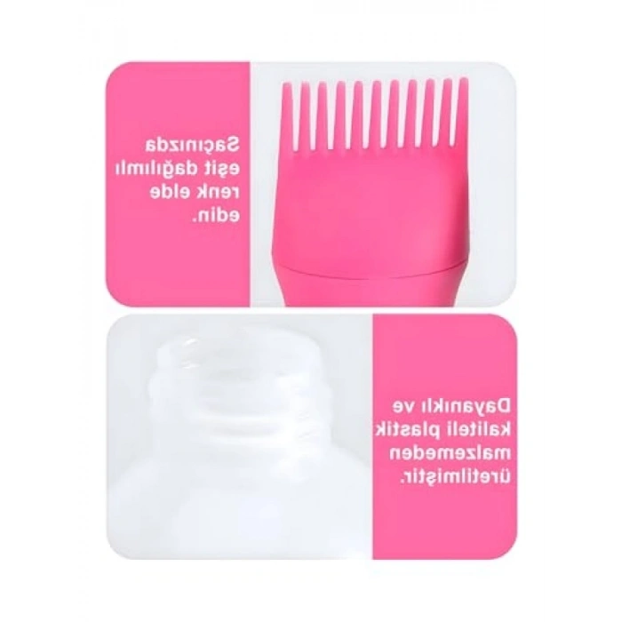 Saç Boyama Uygulama Şişesi ve Tarağı