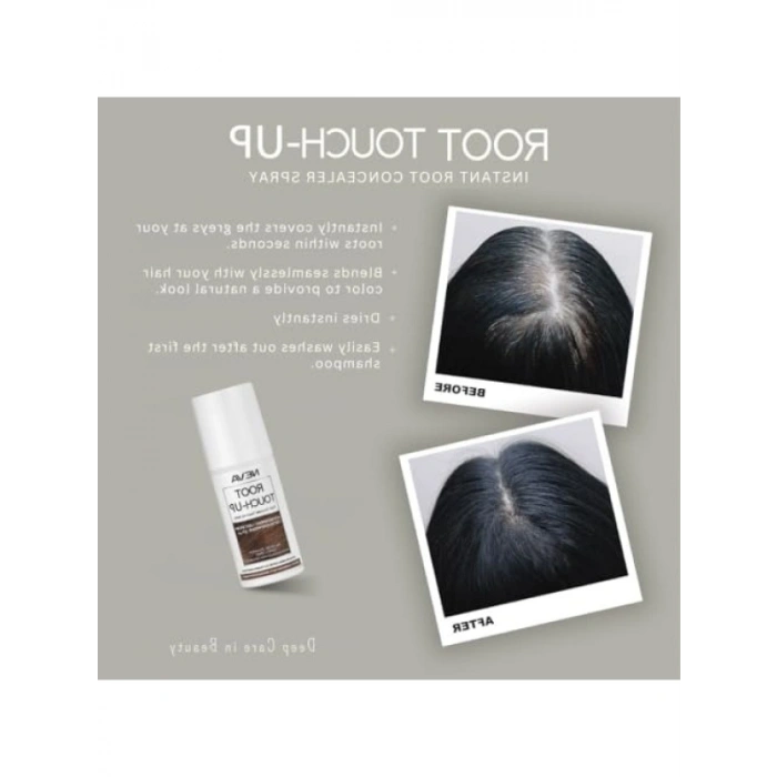 Saç Dipleri için Kapatıcı Sprey - Kumral