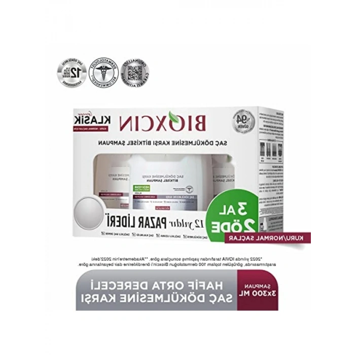 Saç Dökülmesine Karşı Şampuan 3x300 ml - Bitkisel