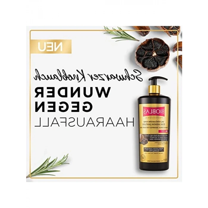 Saç Dökülmesine Karşı Siyah Sarımsak Özlü Şampuan, 1000 ml 2li Paket