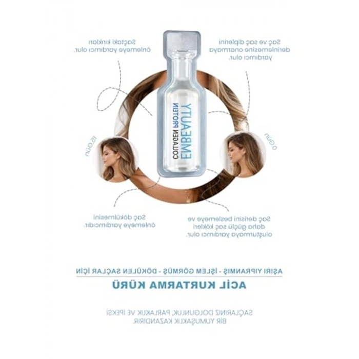 Saç Dökülmesine Karşı Şok Bakım ve Vitamin Ampulü, 5li