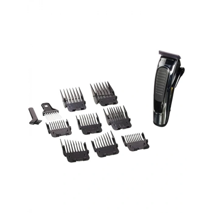 Saç Kesme Makinesi - Paslanmaz Çelik Bıçaklar ve 8 Tarak