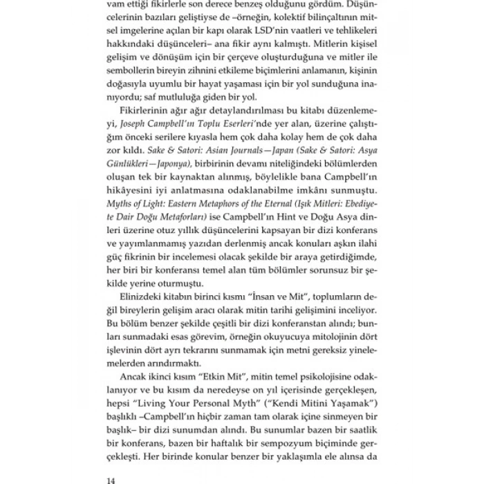 Saf Mutluluk - Joseph Campbell
