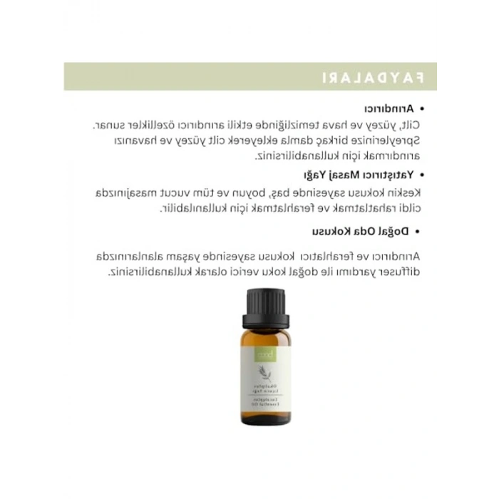 Saf Okaliptüs Uçucu Yağı, 10 Ml Aromaterapi için