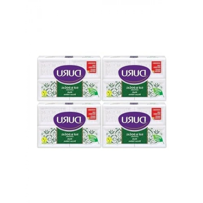 Saf ve Doğal Beyaz Kalıp Sabun 4X600Gr, 16 Adet Set