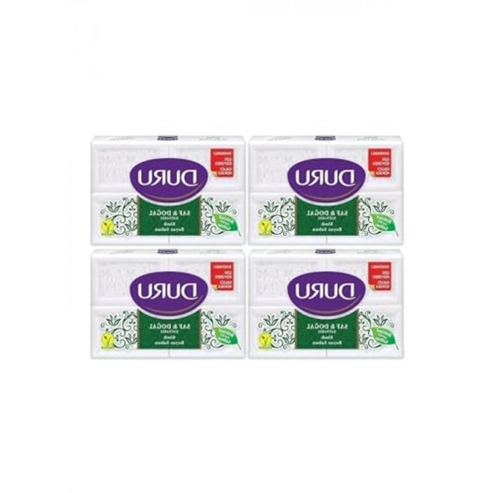 Saf ve Doğal Beyaz Kalıp Sabun 4X600Gr, 16 Adet Set