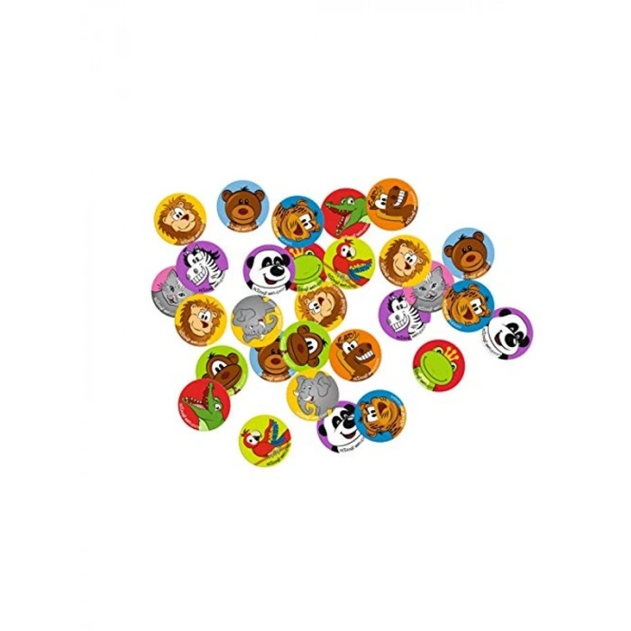 Safari Animals Citronella Stickers 6lı