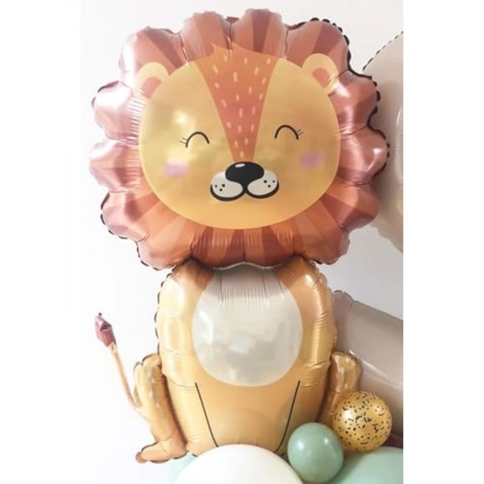 Safari Temalı Doğum Günü Balonları, 100 cm Boyutunda