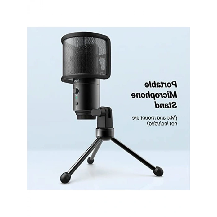 Sağlam Metal Yapılı Mikrofon Tripod Standı, Katlanabilir