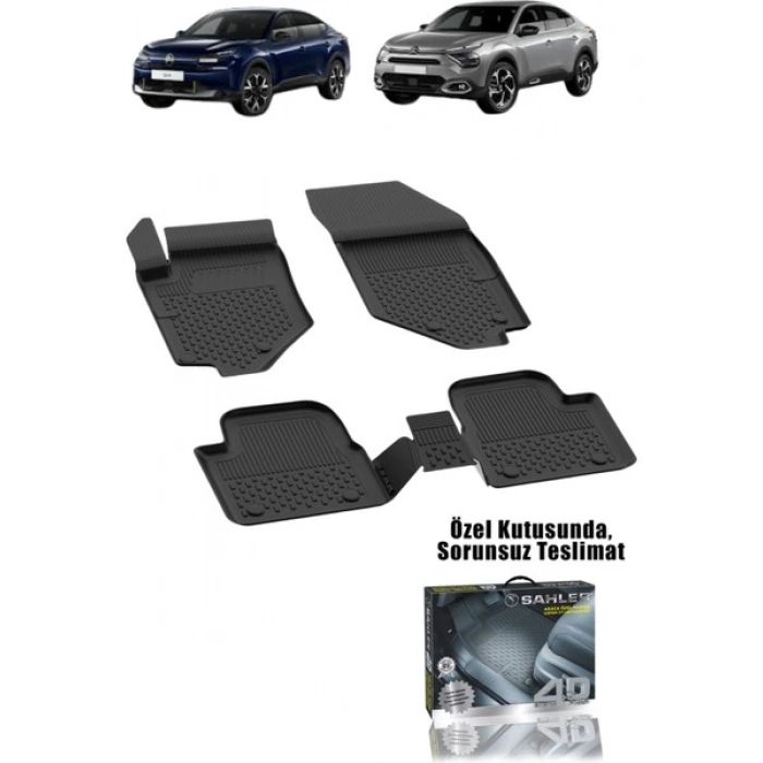Sahler Citroen C4X / C4 2020-2025 Uyumlu 4.5D Premium Havuzlu Oto Paspas- C4X / C4