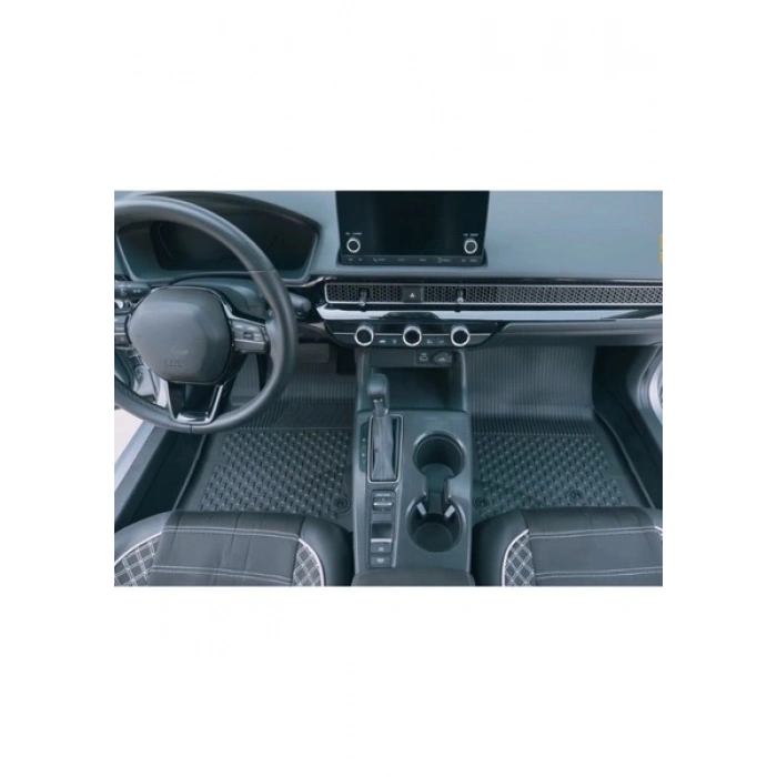 Sahler Honda Civic 2021 + 4.5D Havuzlu Paspas Siyah