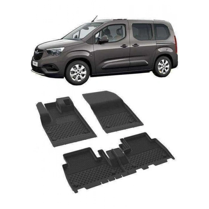 Sahler Opel Combo 2019+ /Peugeot Rifter 4,5D Havuzlu Paspas