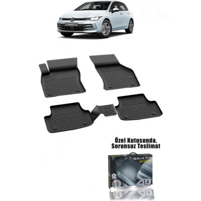 Sahler Volkswagen Golf 8 TSI (Manuel) 2021+ 4,5D Havuzlu Paspas