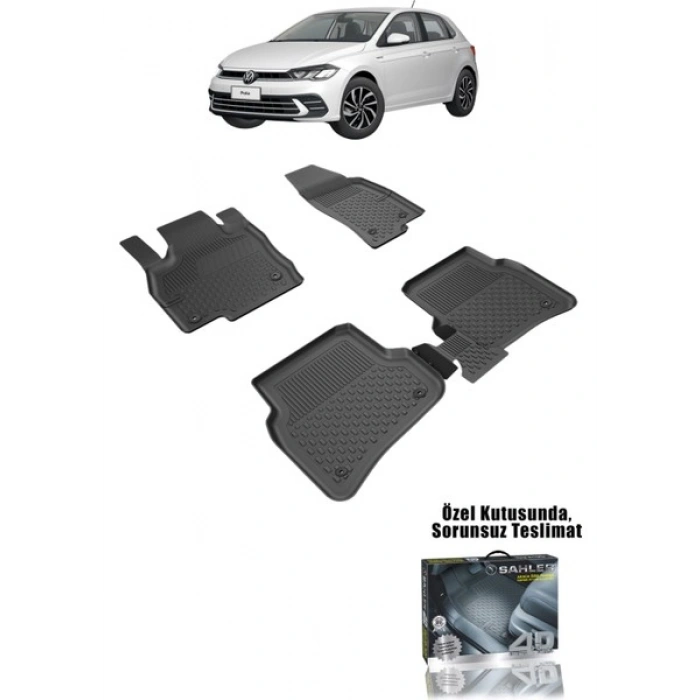 Sahler Volkswagen Polo 2017+ /Seat İbiza 2017+ 4,5D Havuzlu Paspas