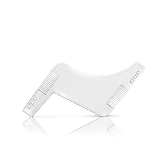 Sakal ve Bıyık Bakım Şekillendirme Şablonu ve Tarağı