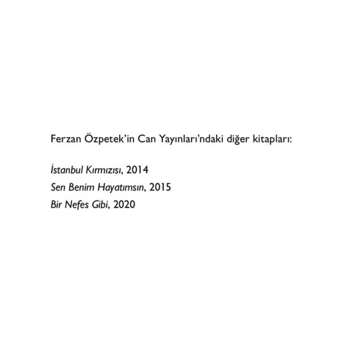 Saklı Yürek - Ferzan Özpetek