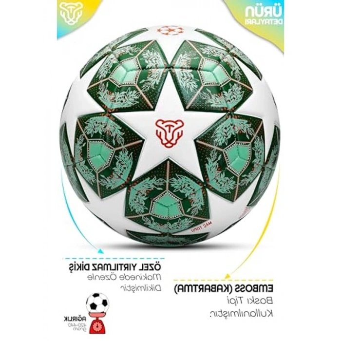 Şampiyonlar Ligi Futbol Topu - Sert ve Dayanıklı Yapı