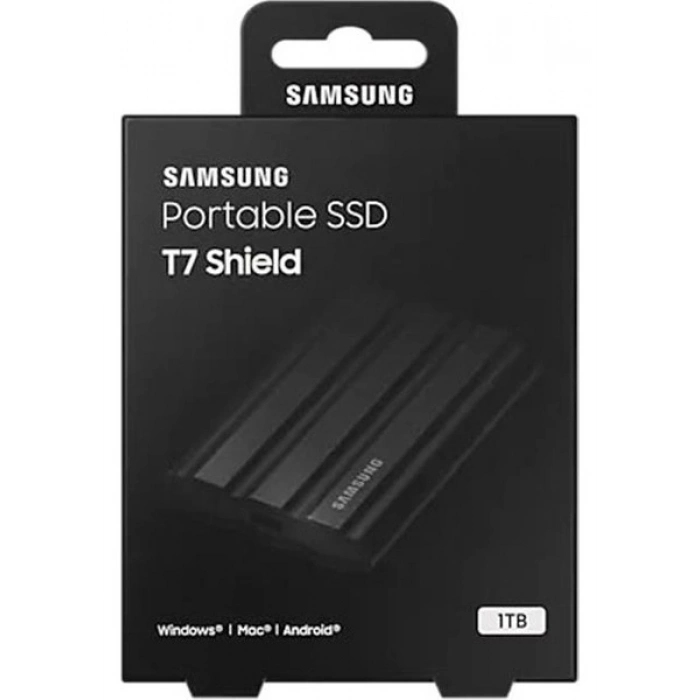 Samsung 1TB Samsung T7 Shield Usb 3.2 Taşınabilir SSD Siyah Disk MU-PE1T0S-WW