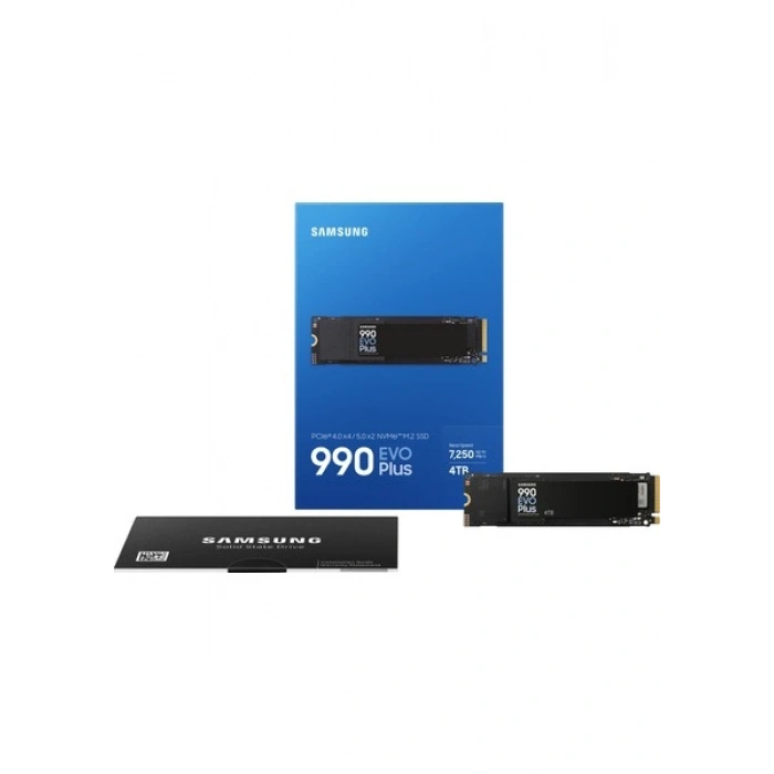 Samsung 990 EVO PLUS SSD 4TB, PCIe Gen 4x4 | Gen 5x2 M.2 2280, Speeds Up-to MZ-V9S4T0BW