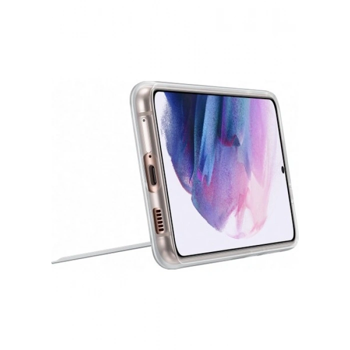 Samsung Galaxy S21+ 5G Clear Standing Cover - Şeffaf (EF-JG996CTEGWW)