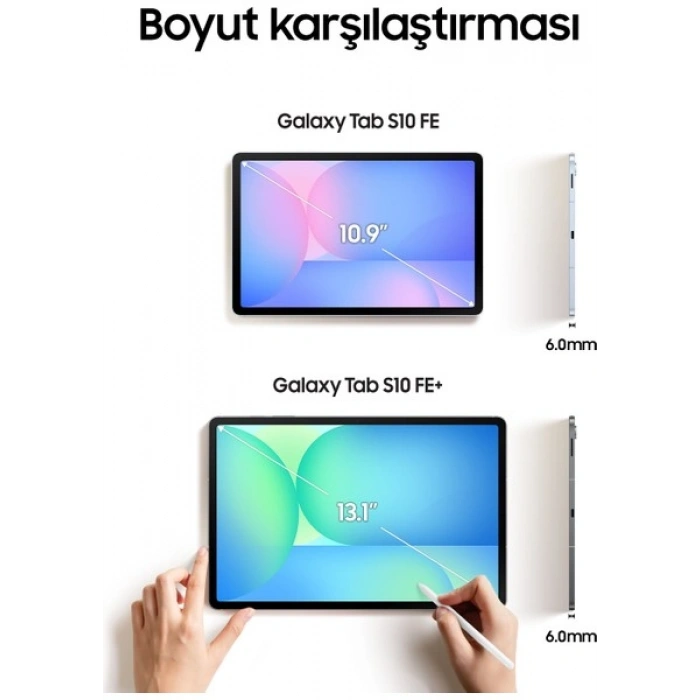 Samsung Galaxy Tab S10 FE+ 8GB 128GB SM-X620 (Samsung Türkiye Garantili)