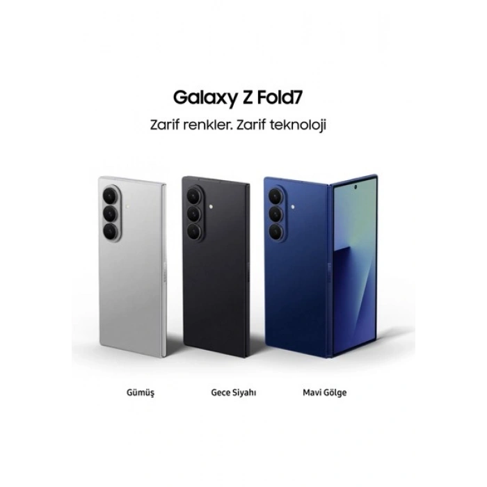 Samsung Galaxy Z Fold7 1 Tb 16 GB Ram (Samsung Türkiye Garantili) Gece Siyahı