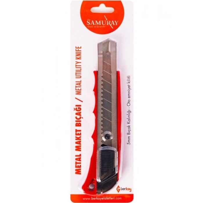Samuray Metal Maket Bıçağı 5mm Bıçak Kalınlığı - KBS19
