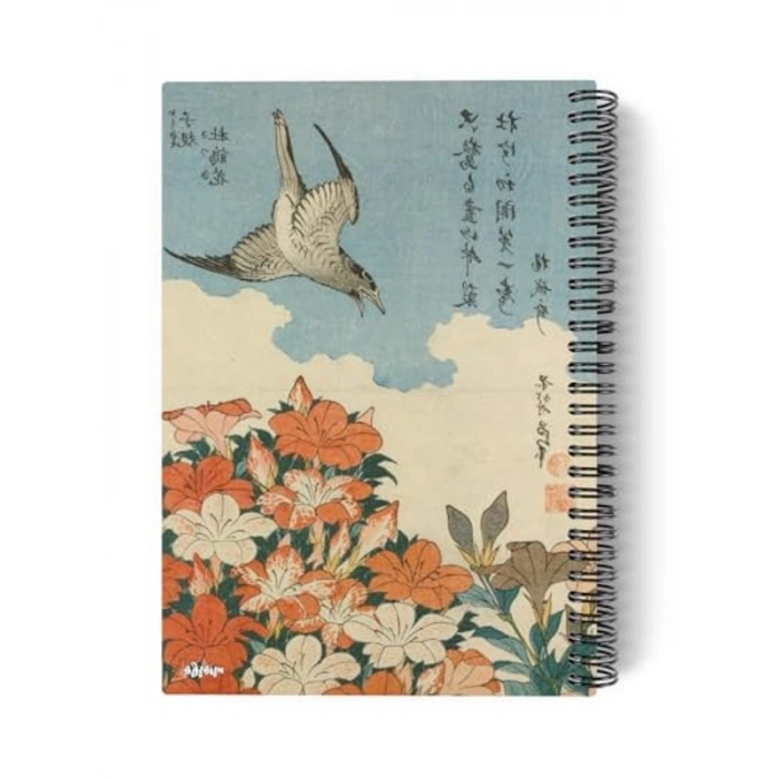 Sanat Temalı Spiralli Defter - A5 Boyut, 100 Sayfa
