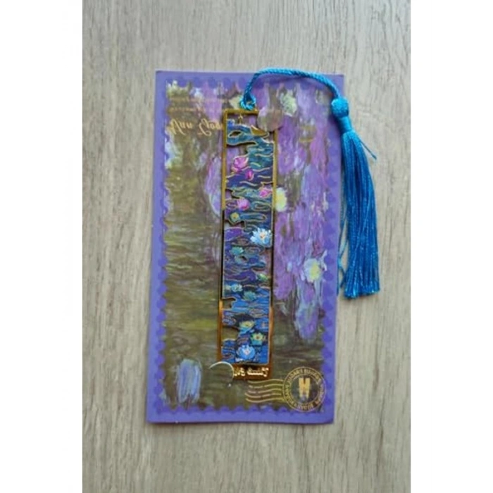 Sanatsal Metal Kitap Ayracı, Nilüfer Tasarımlı