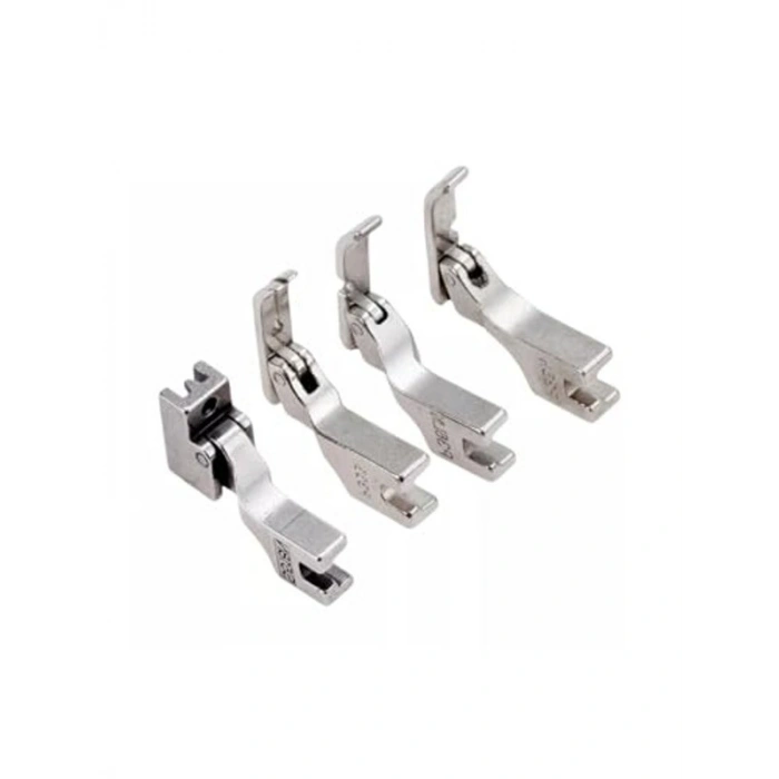 Sanayi Tipi Dikiş Makinesi Fermuar Ayak Seti, 4 Parça